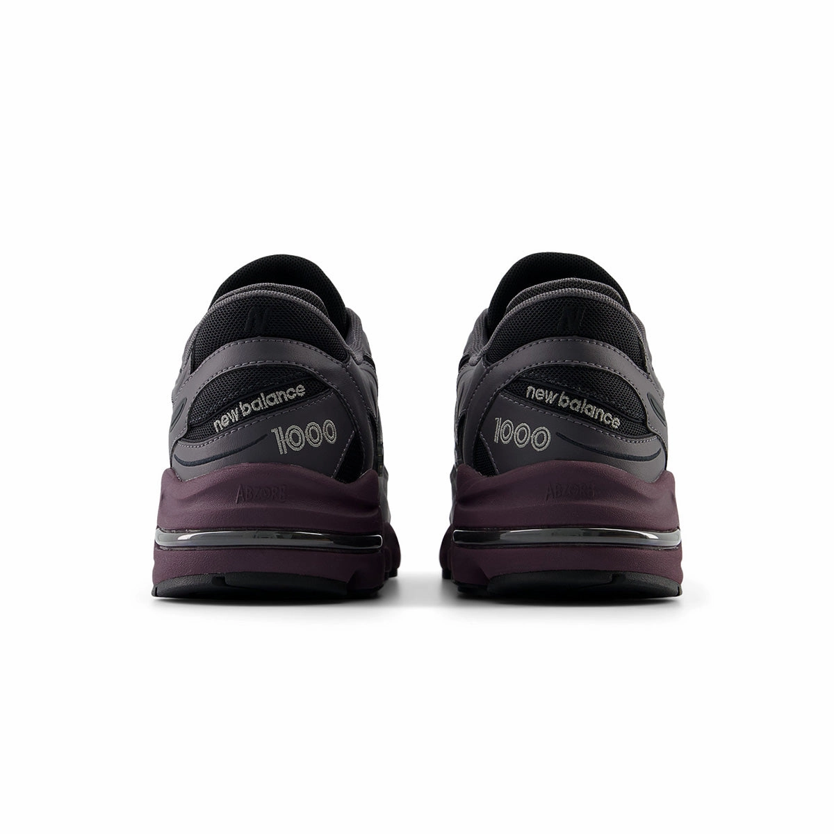 1000 'Magnet Plum Brown' New Balance sneaker close-ups