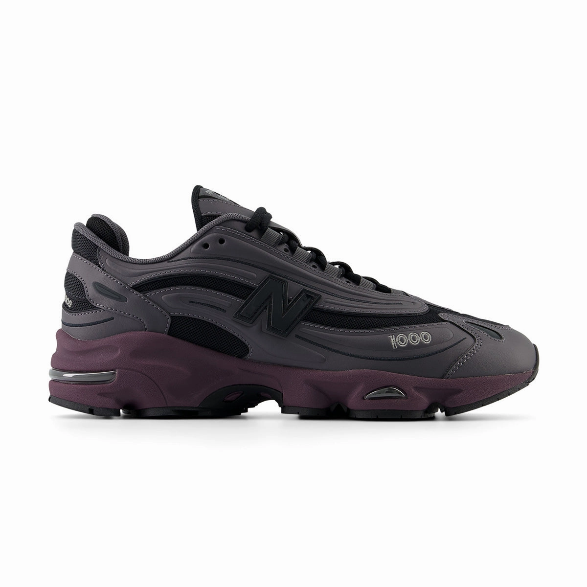 1000 'Magnet Plum Brown' New Balance retro-inspired sneakers