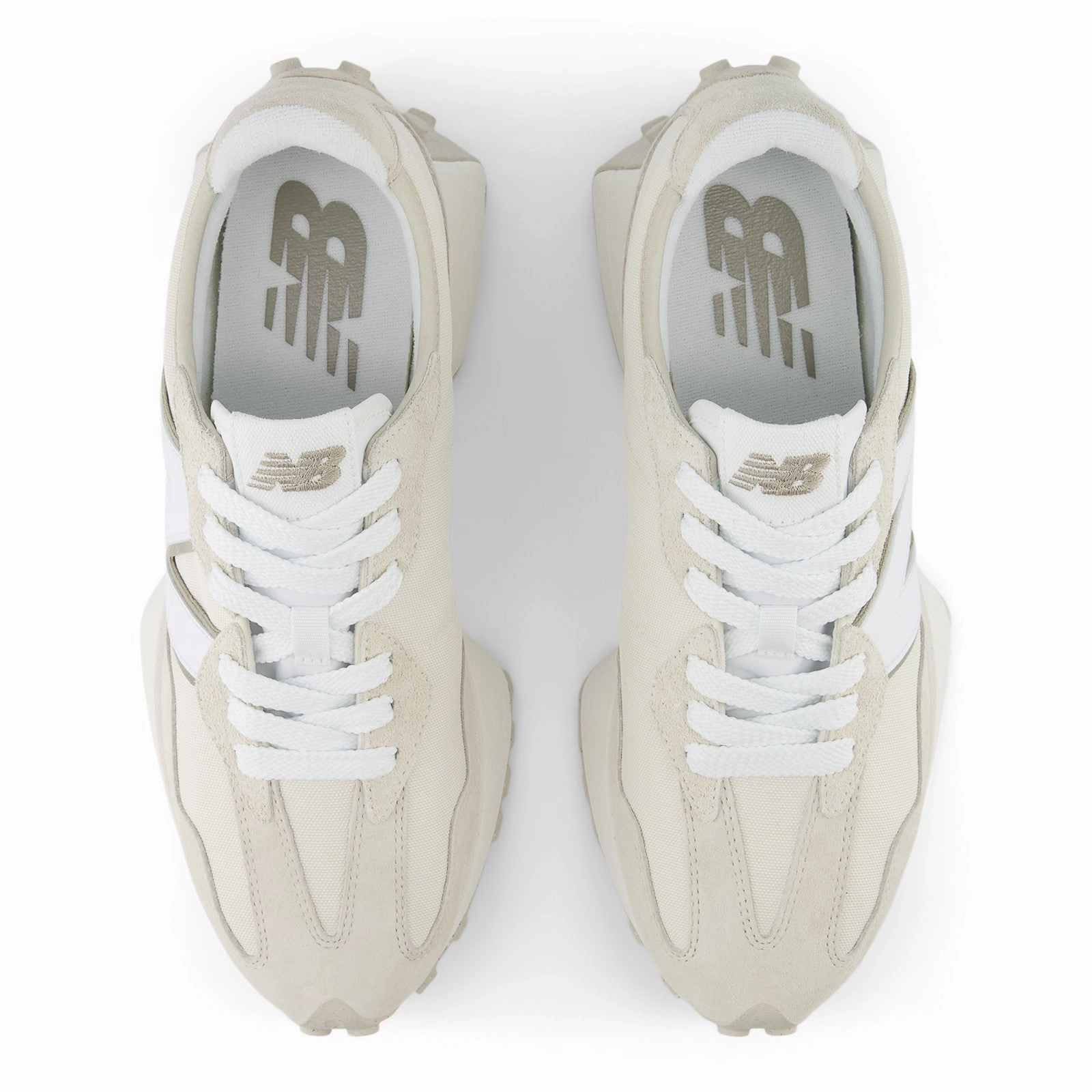 327 'Timberwolf' New Balance sneaker close-ups