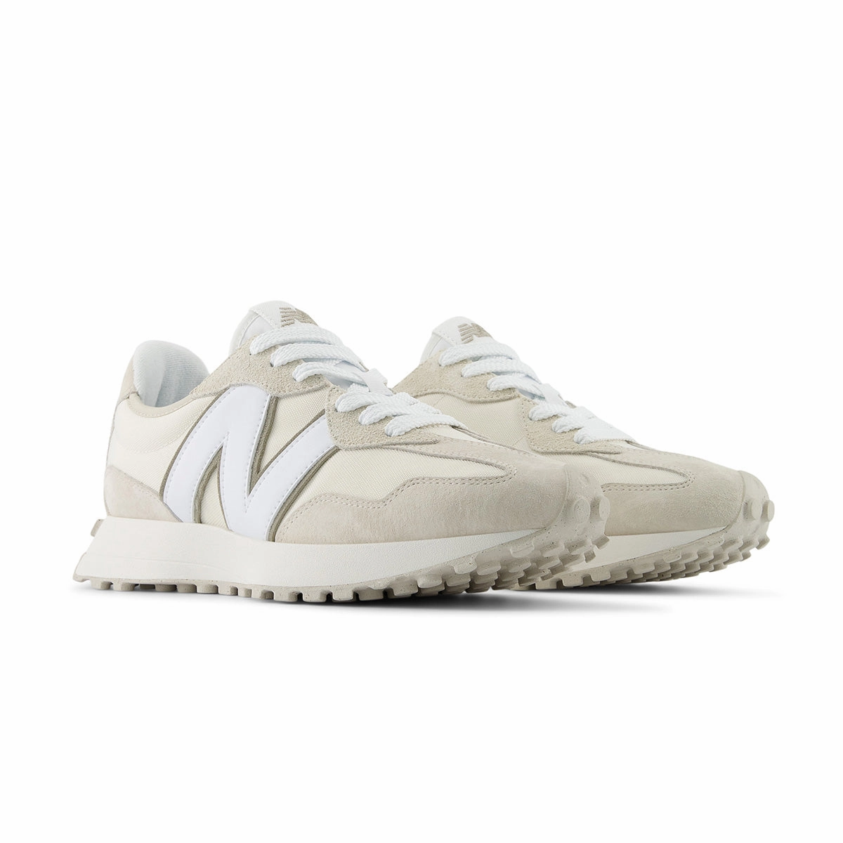 327 'Timberwolf' New Balance sneaker close-ups