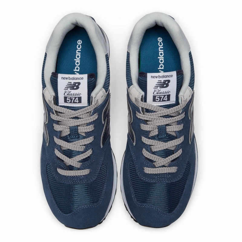 574 Core - Navy with White - Men's New Balance lifestyle shoes