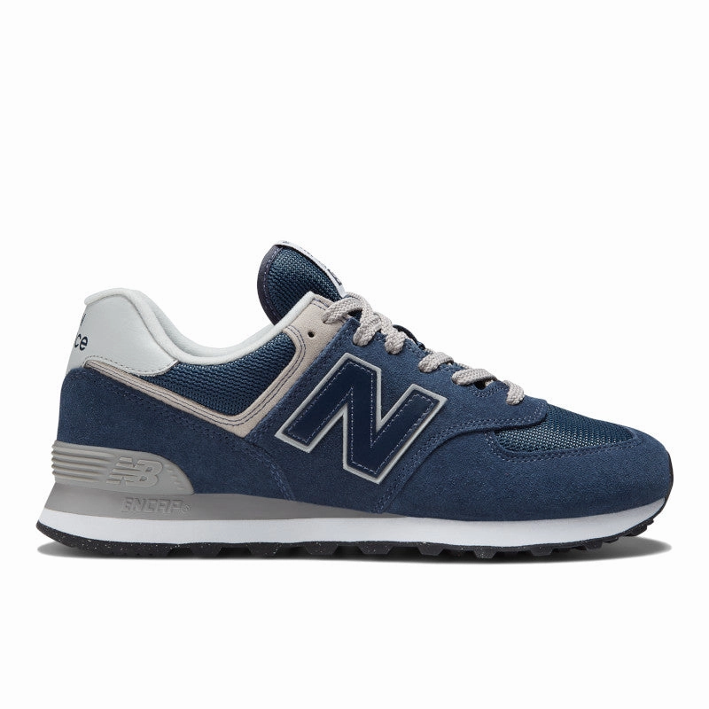 574 Core - Navy with White - Men's New Balance lifestyle shoes
