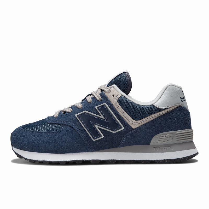 574 Core - Navy with White - Men's New Balance lifestyle shoes
