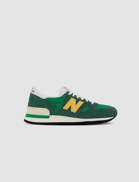 990 V1 MADE IN USA "GREEN/GOLD" new balance shoes for men and women