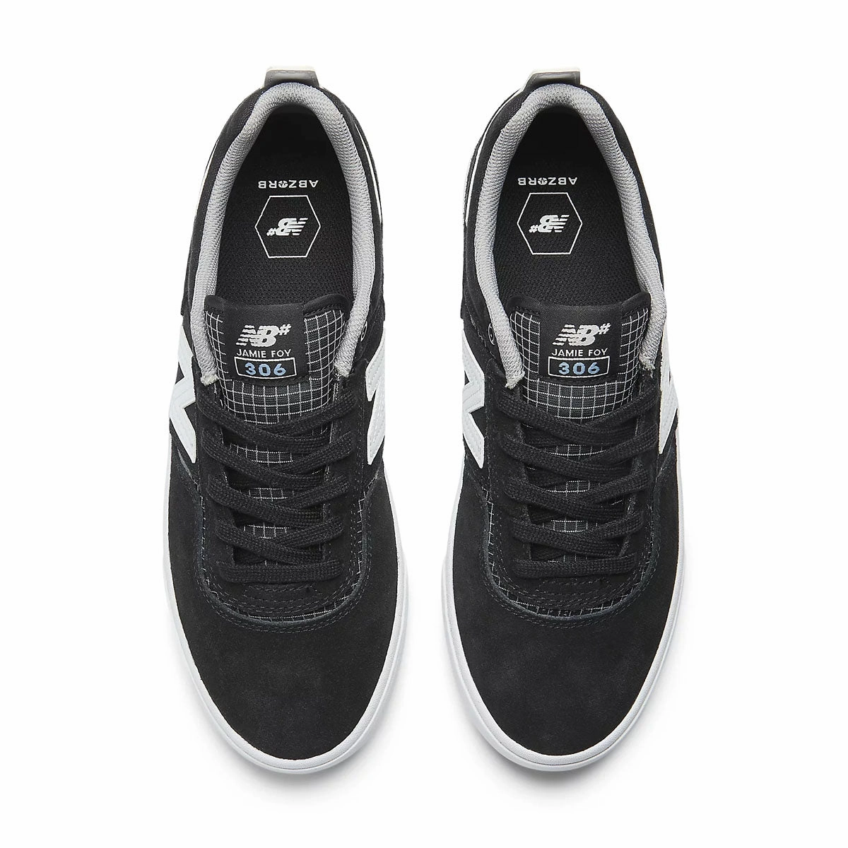   Jamie Foy Numeric 306 'Black White' New Balance sneaker close-ups