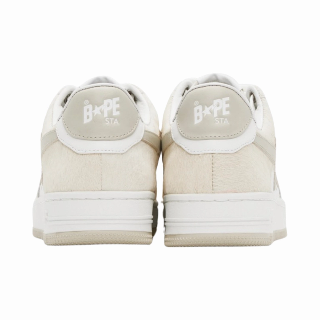 A Bathing Ape #1 Bapesta Low Off-White Snowproof Outdoor Boots