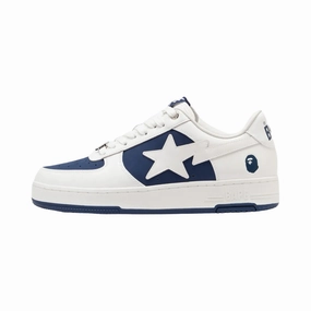 A Bathing Ape Bapesta #6 M2 Low Navy White Off-White footwear options