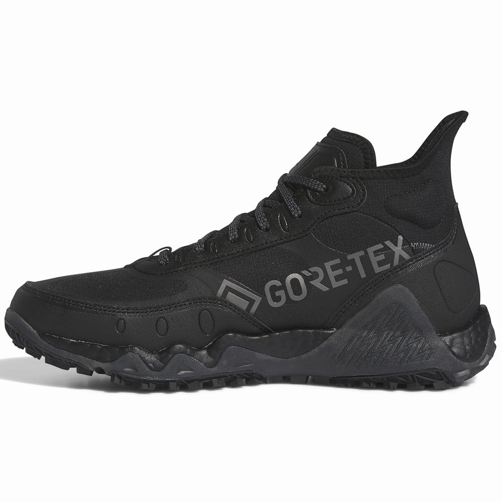 adidas Adicross Gore-Tex Spikeless Waterproof Shoes - Core Black/Dark Silver Metallic/Grey Five Performance Golf Footwear