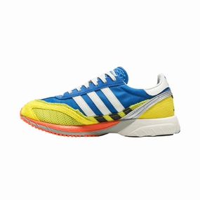 Adidas Adizero SL 72 Bad Bunny Blue Core White Shock Yellow Adidas lifestyle shoes with breathable mesh