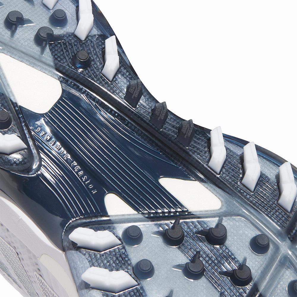 adidas Adizero ZG Spikeless Waterproof Shoes - White/Collegiate Navy/Zero Metallic Performance Golf Footwear