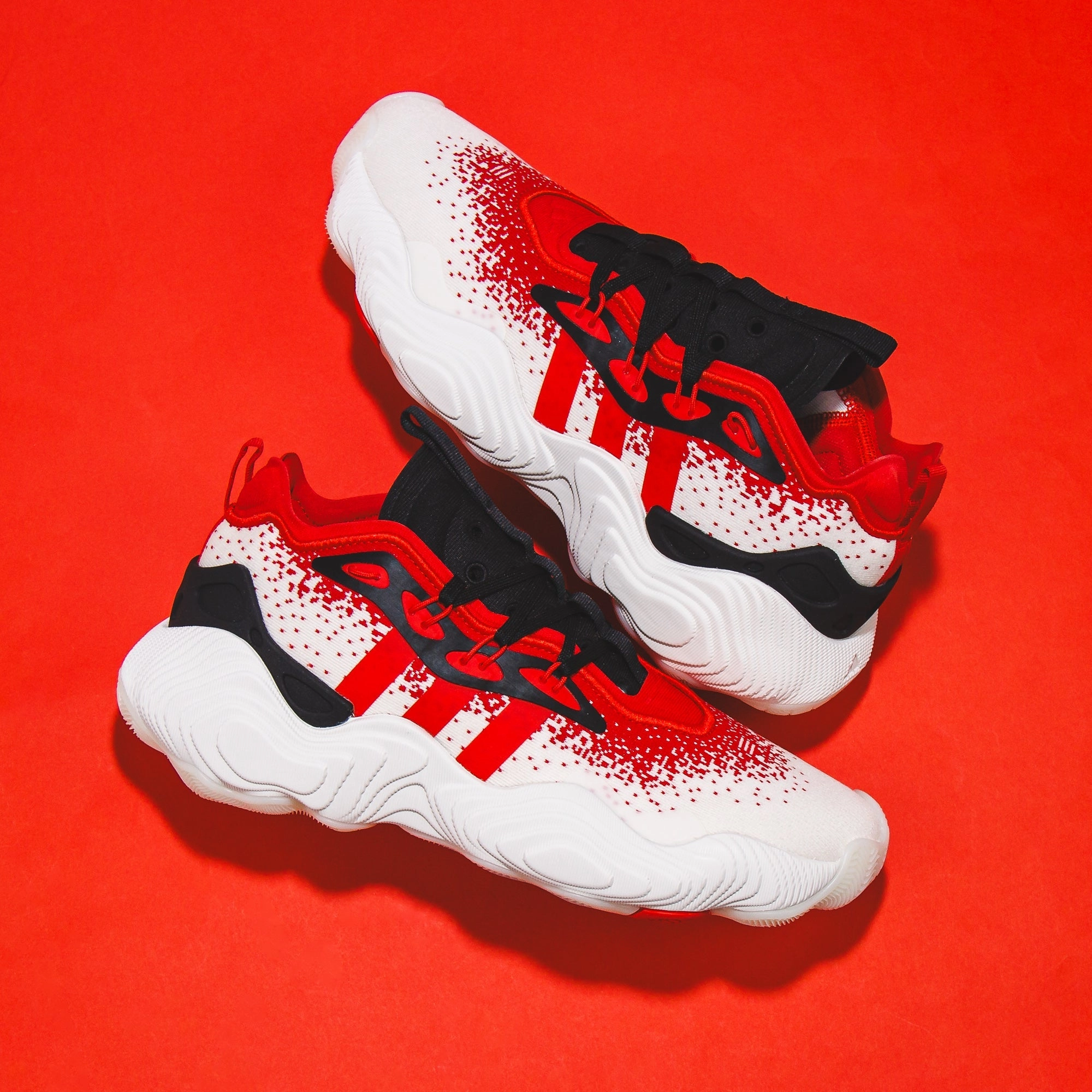 Adidas Basketball Men Trae Young 3 White Red IE2704 Adidas Classic Running Shoes for Style