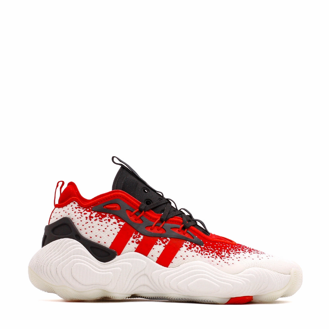 Adidas Basketball Men Trae Young 3 White Red IE2704 Adidas versatile shoe styles