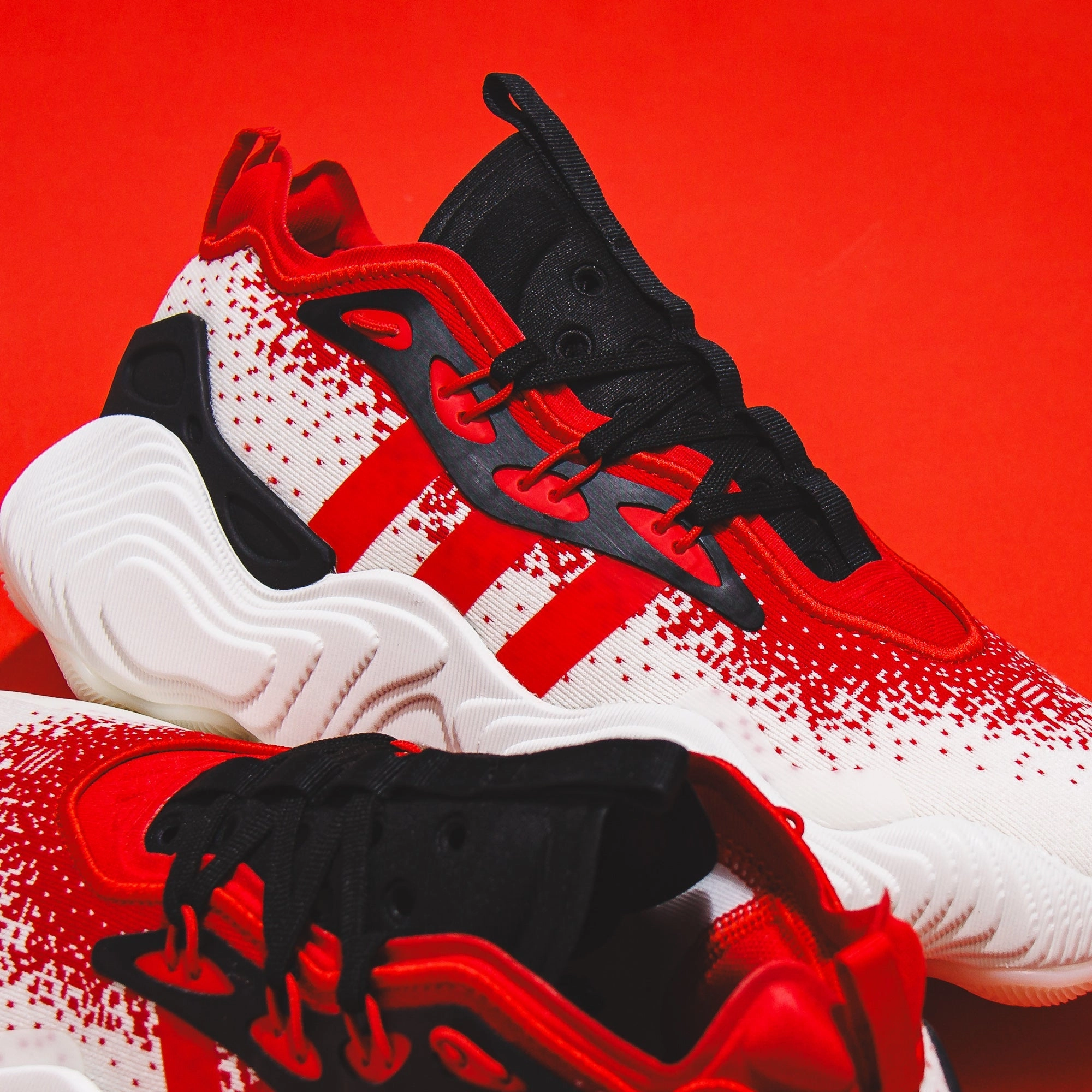Adidas Basketball Men Trae Young 3 White Red IE2704 Adidas Classic Running Shoes for Style