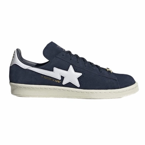 Adidas Campus 80s Bape Collegiate Navy Cloud White Off White Air Jordan basketball shoes with classic look