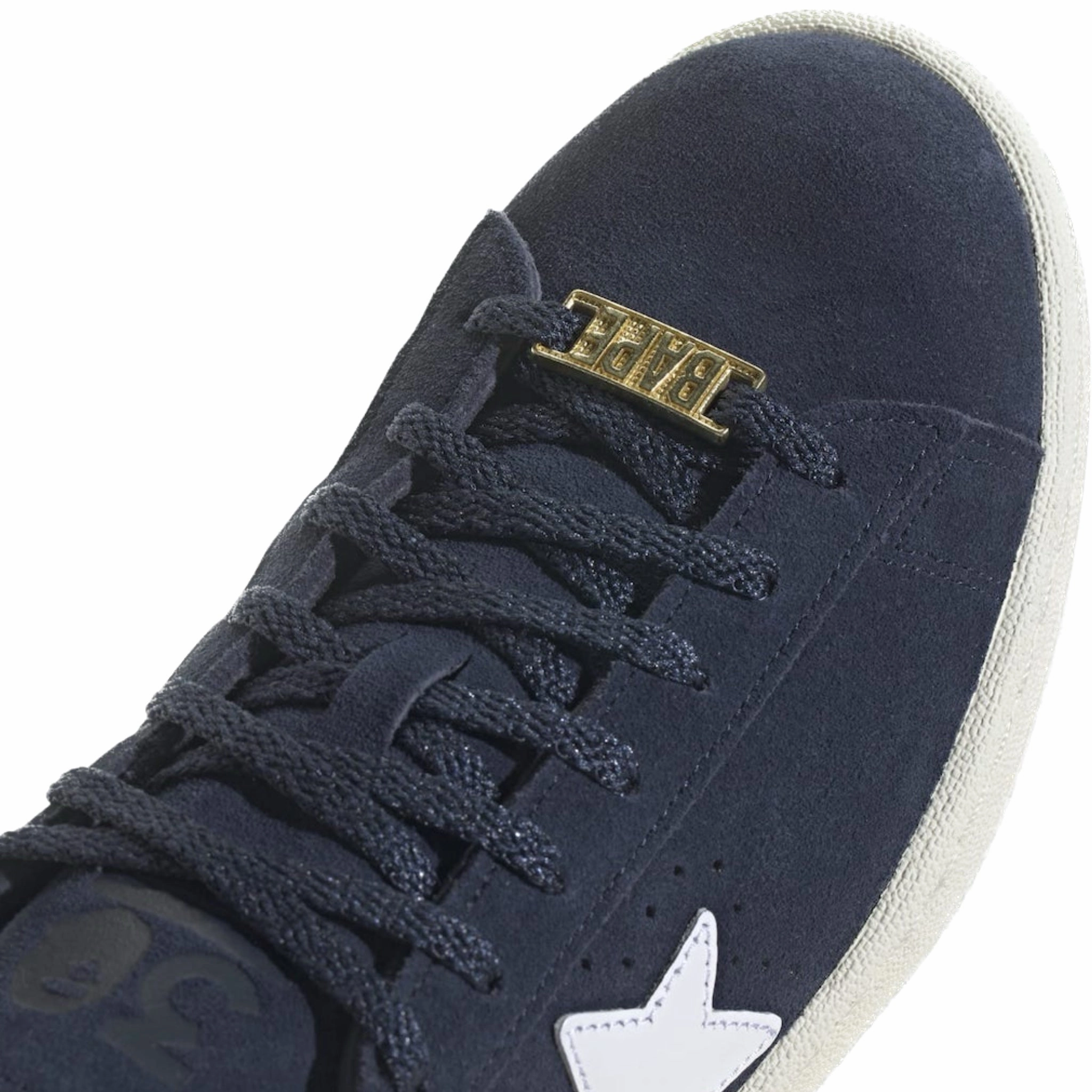Adidas Campus 80s Bape Collegiate Navy Cloud White Off White Basketball Shoes
