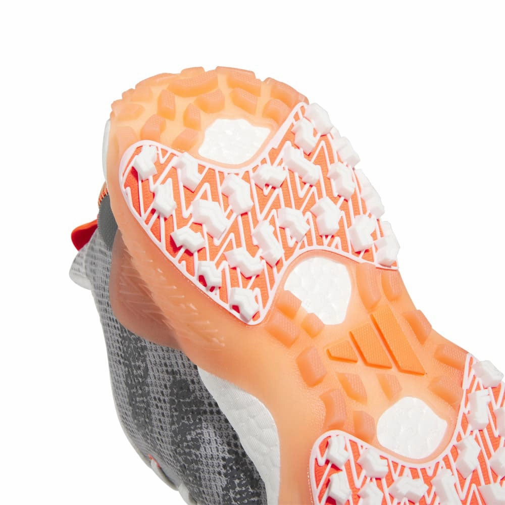 adidas CodeChaos 22 Spikeless Shoes - FTWR White/Grey Six/Solar Red Performance Golf Footwear