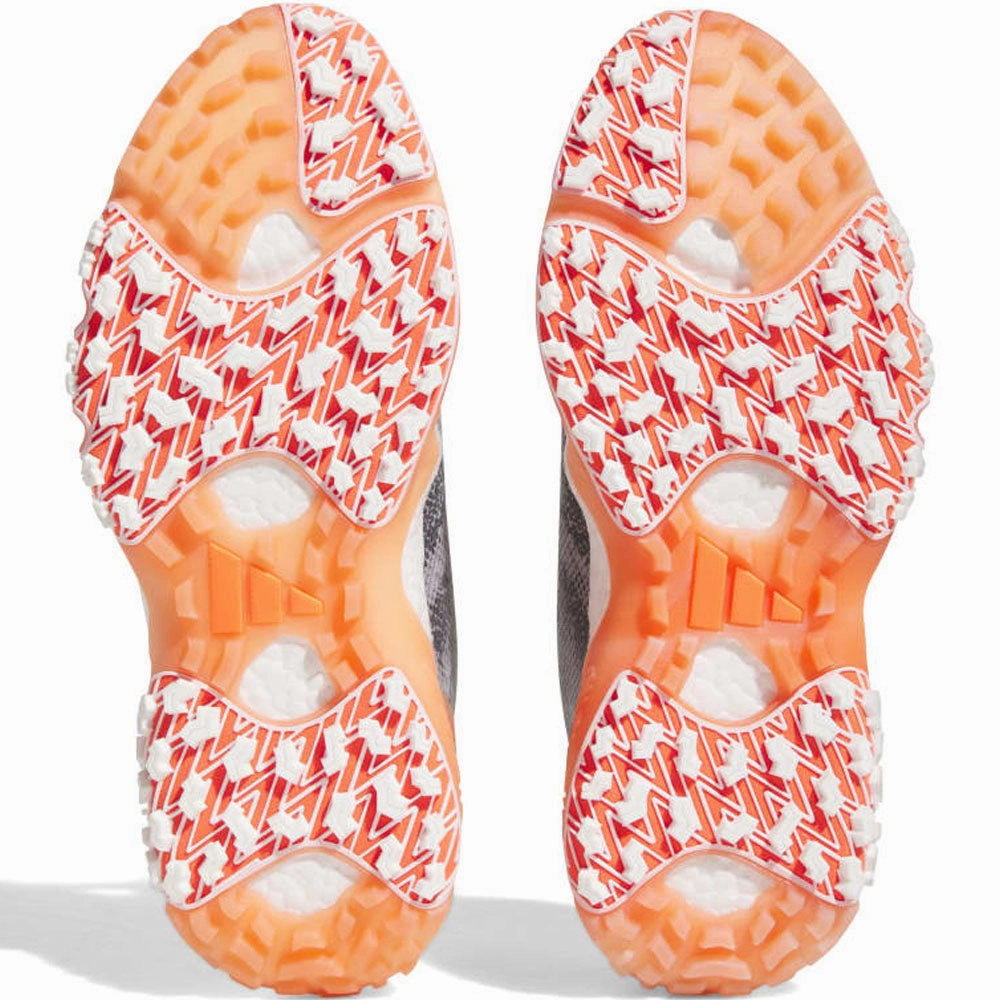 adidas CodeChaos 22 Spikeless Shoes - FTWR White/Grey Six/Solar Red Performance Golf Footwear