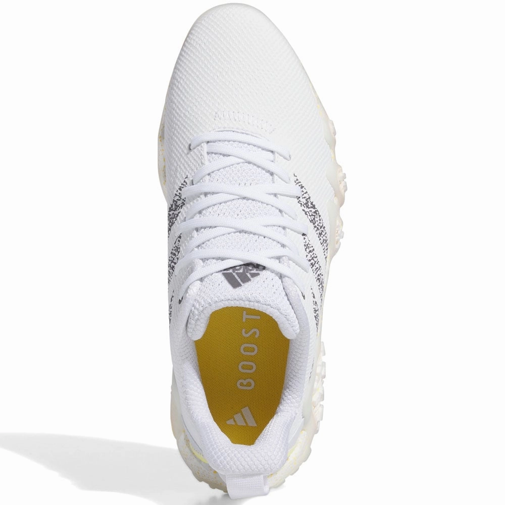 adidas Codechaos 22 Spikeless Waterproof Shoes - Ftwr White/Charcoal/Spark Performance Golf Footwear