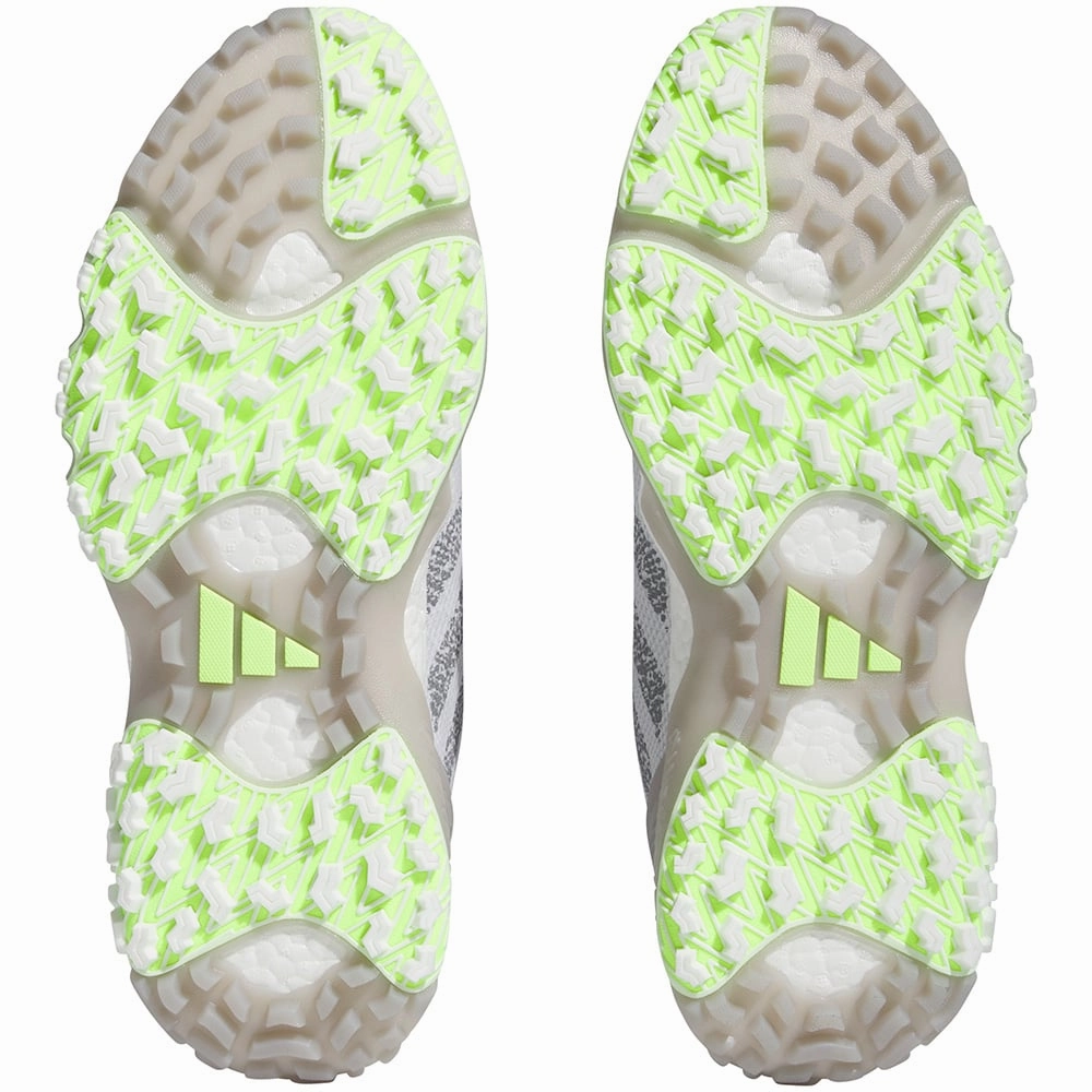 adidas CodeChaos 22 Spikeless Waterproof Shoes - White/Grey Three/Lucid Lemon Performance Golf Footwear