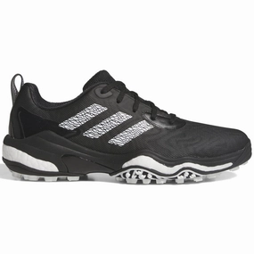 adidas CODECHAOS '25 Spikeless Waterproof Shoes - Core Black/Ftwr White/Lucid Lemon Adidas golf footwear options