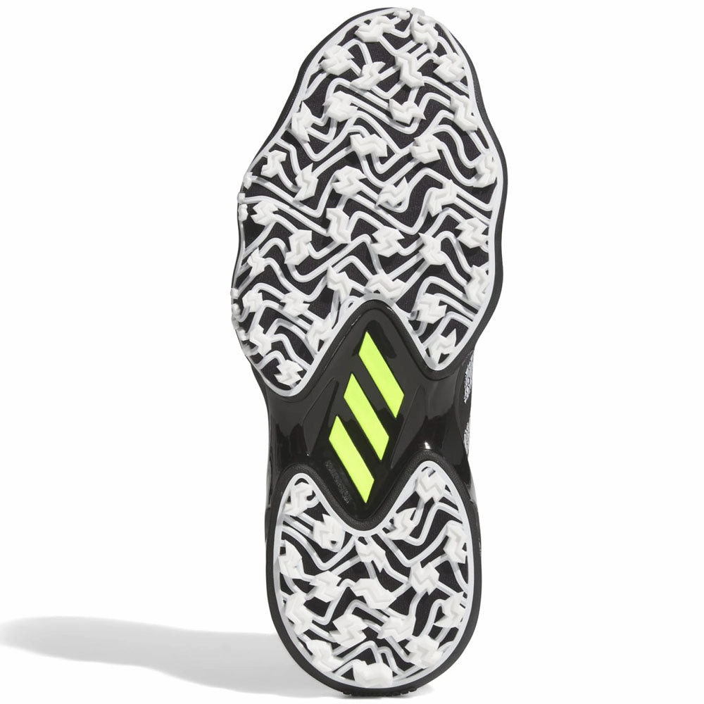 adidas CODECHAOS '25 Spikeless Waterproof Shoes - Core Black/Ftwr White/Lucid Lemon Performance Golf Footwear