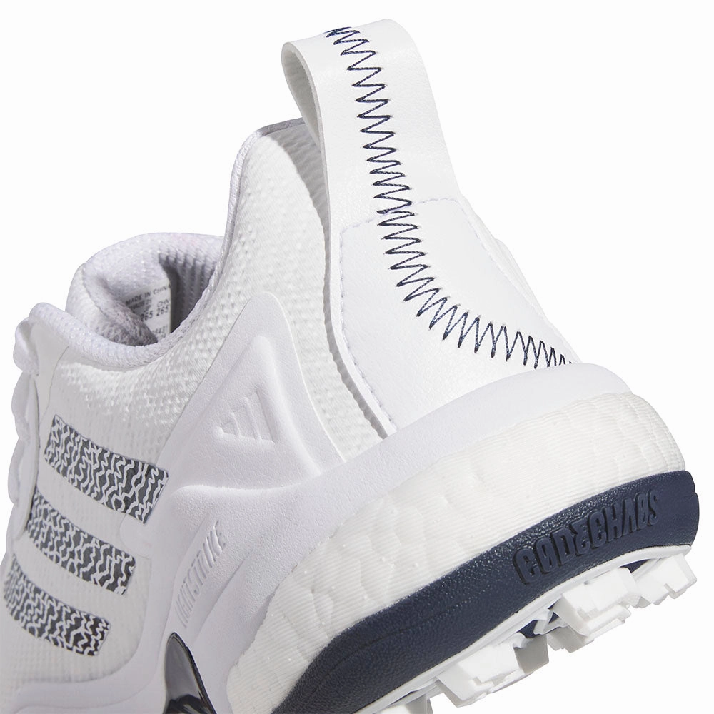adidas CODECHAOS '25 Spikeless Waterproof Shoes - White/Collegiate Navy/White Performance Golf Footwear