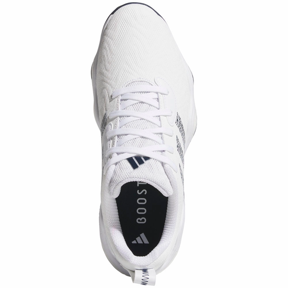 adidas CODECHAOS '25 Spikeless Waterproof Shoes - White/Collegiate Navy/White Performance Golf Footwear