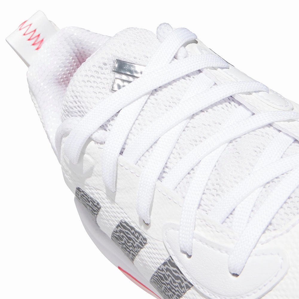 adidas CODECHAOS '25 Spikeless Waterproof Shoes - White/Grey Five/Lucid Red Performance Golf Footwear