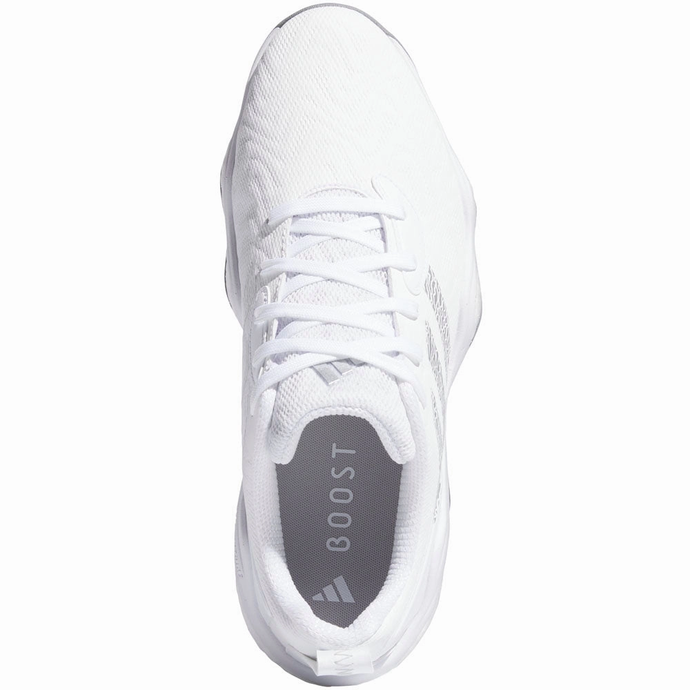 adidas CODECHAOS '25 Spikeless Waterproof Shoes - White/Silver Metallic/Grey Two Performance Golf Footwear