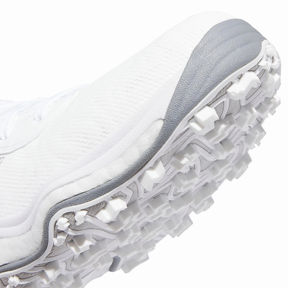 adidas CODECHAOS '25 Spikeless Waterproof Shoes - White/Silver Metallic/Grey Two Performance Golf Footwear