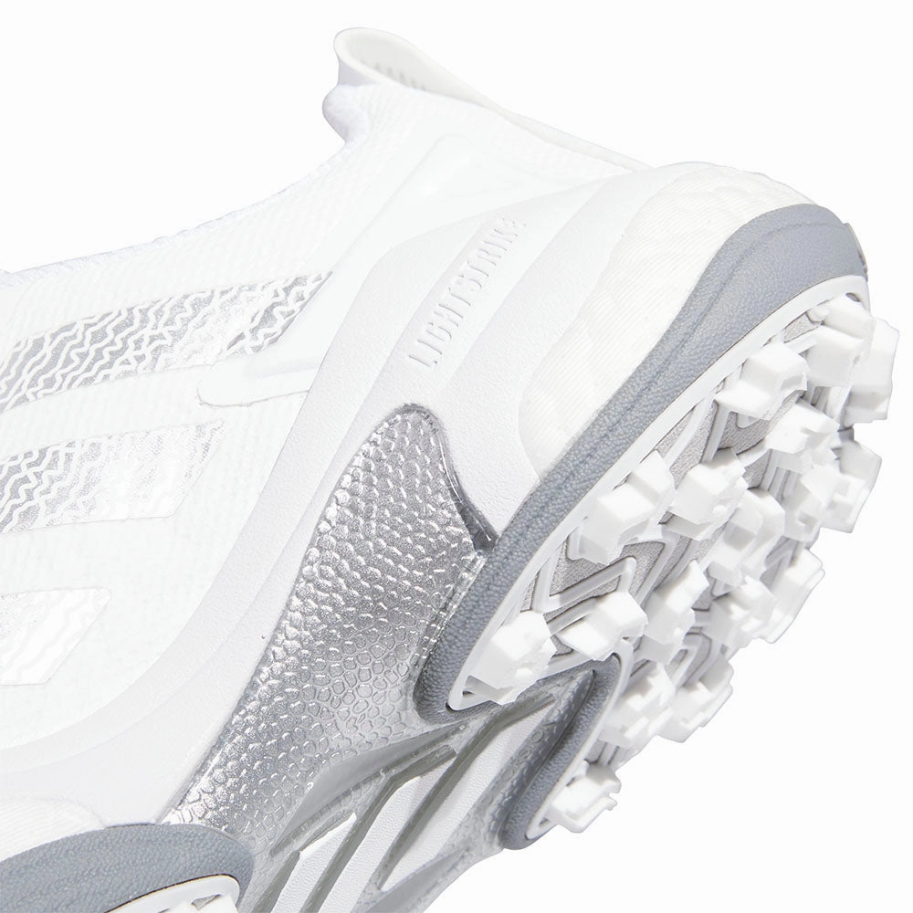 adidas CODECHAOS '25 Spikeless Waterproof Shoes - White/Silver Metallic/Grey Two Performance Golf Footwear