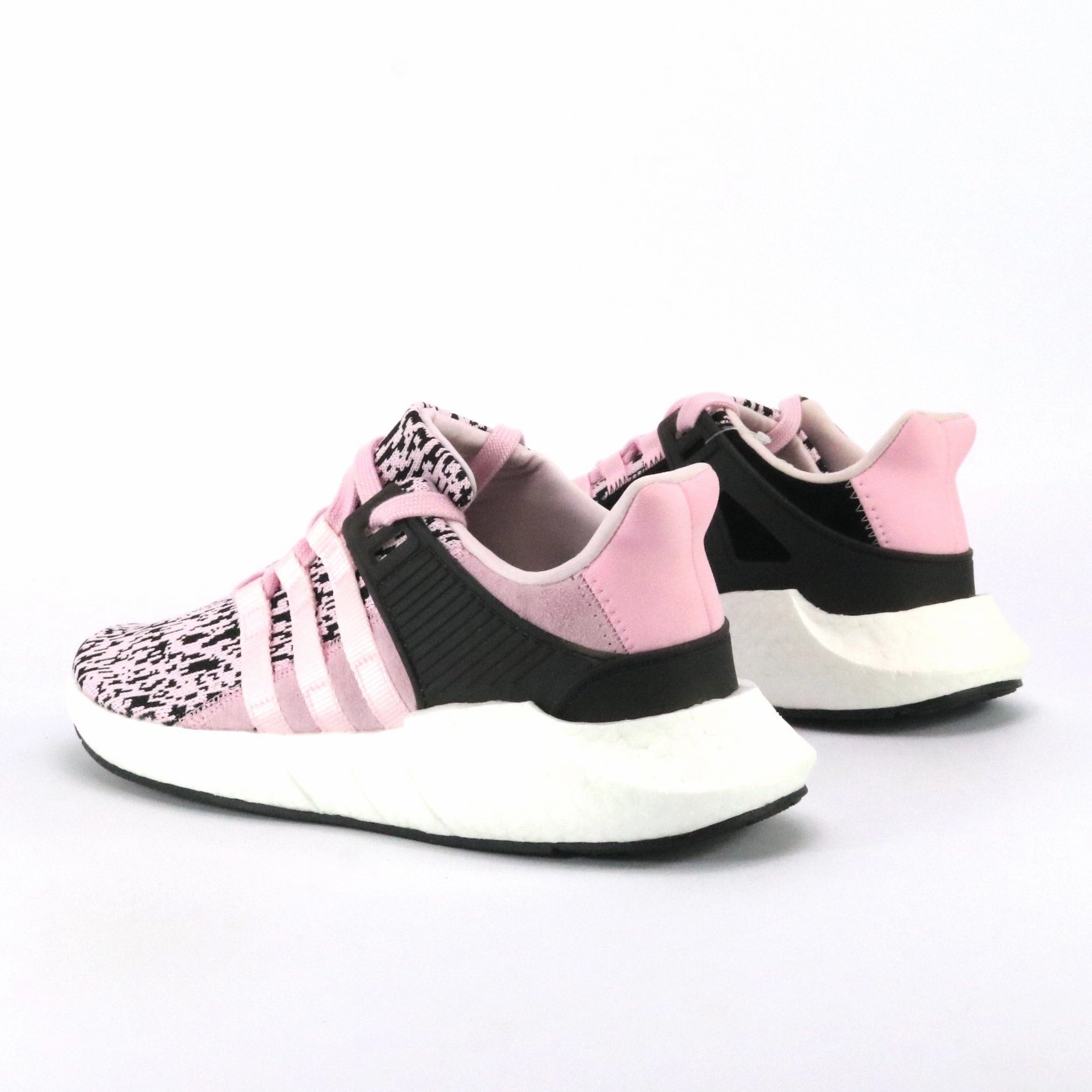 Adidas EQT Support 93/17 Glitch Pink Black Breathable Shoes