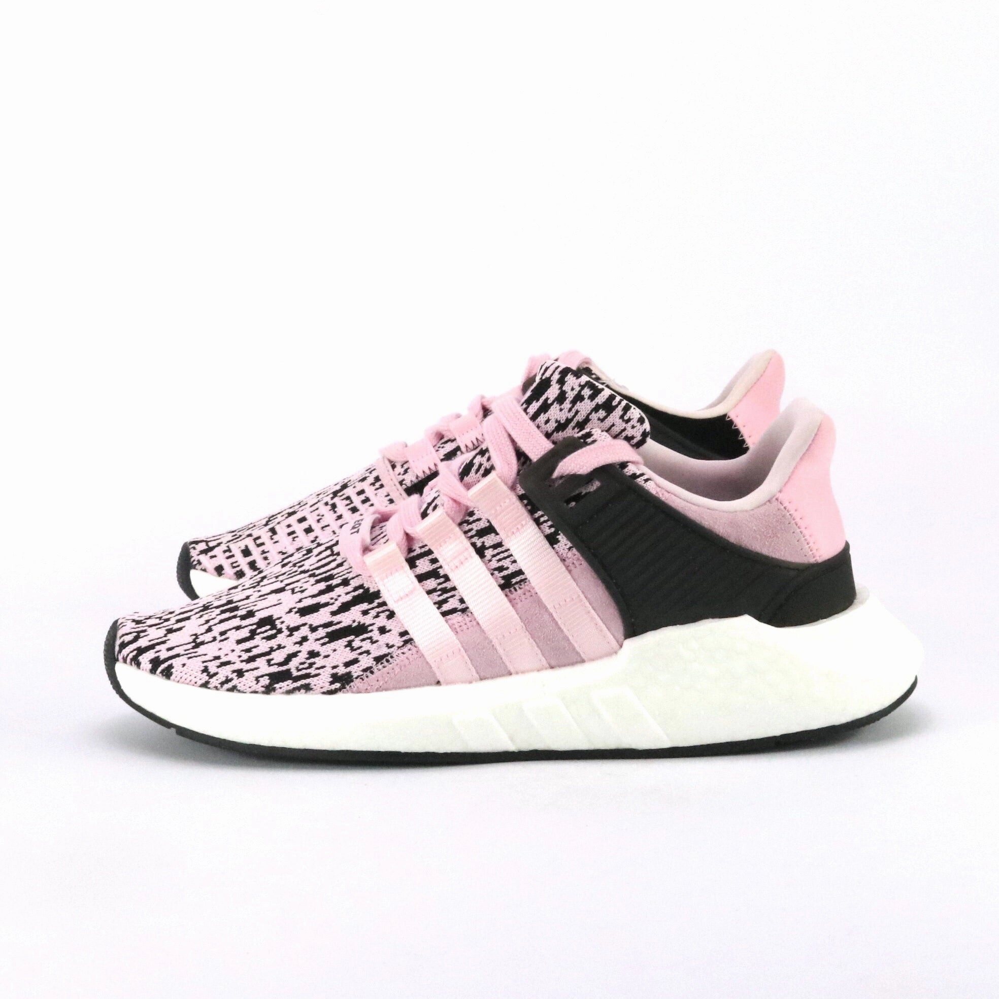 Adidas EQT Support 93/17 Glitch Pink Black Breathable Shoes