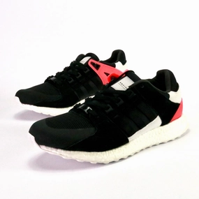 Adidas EQT Support Ultra Core Black Turbo Adidas lifestyle shoes with breathable mesh