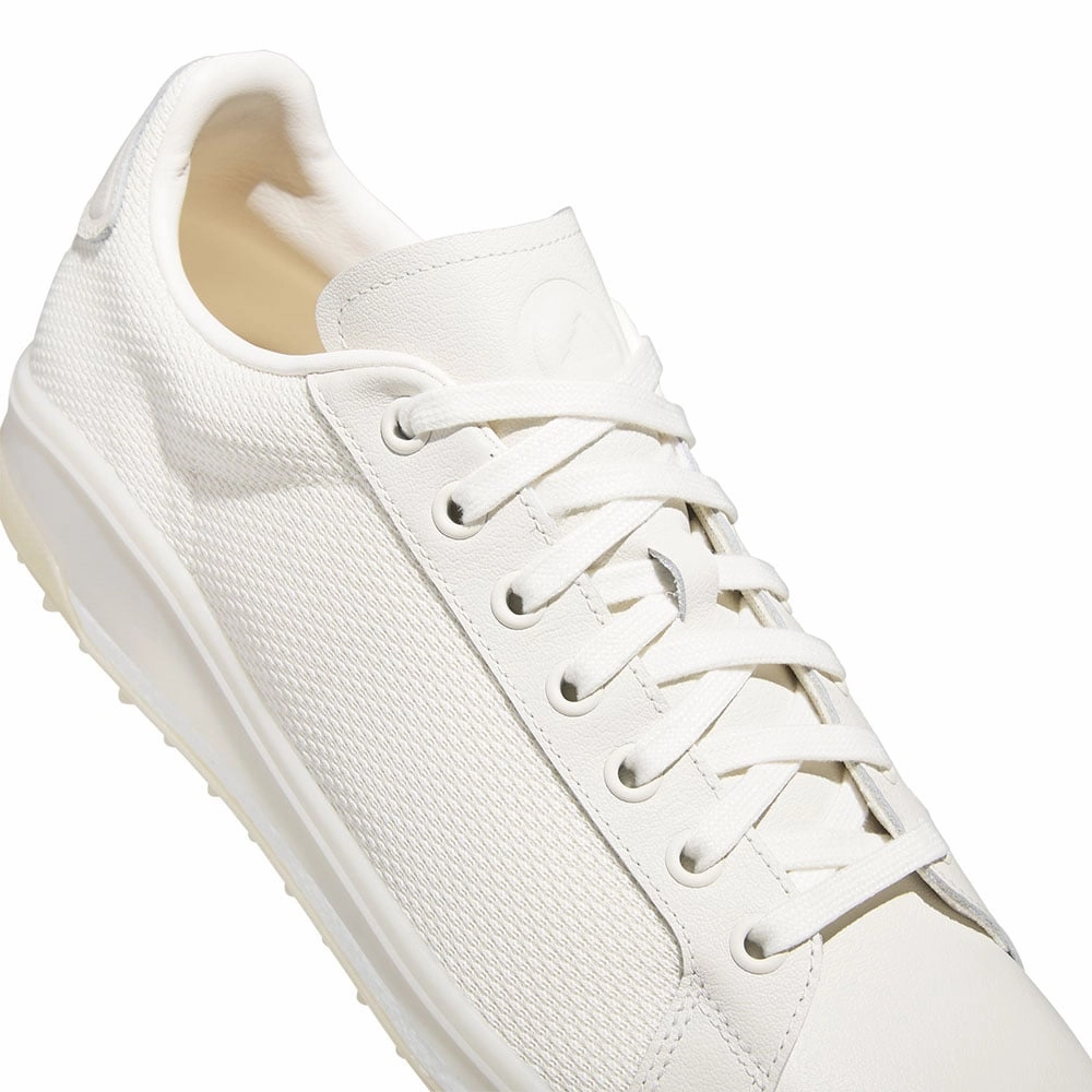adidas Go-To Spikeless Waterproof Shoes - Chalk White/Alumina/Magic Beige Performance Golf Footwear