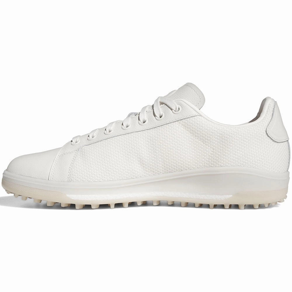 adidas Go-To Spikeless Waterproof Shoes - Chalk White/Alumina/Magic Beige Performance Golf Footwear