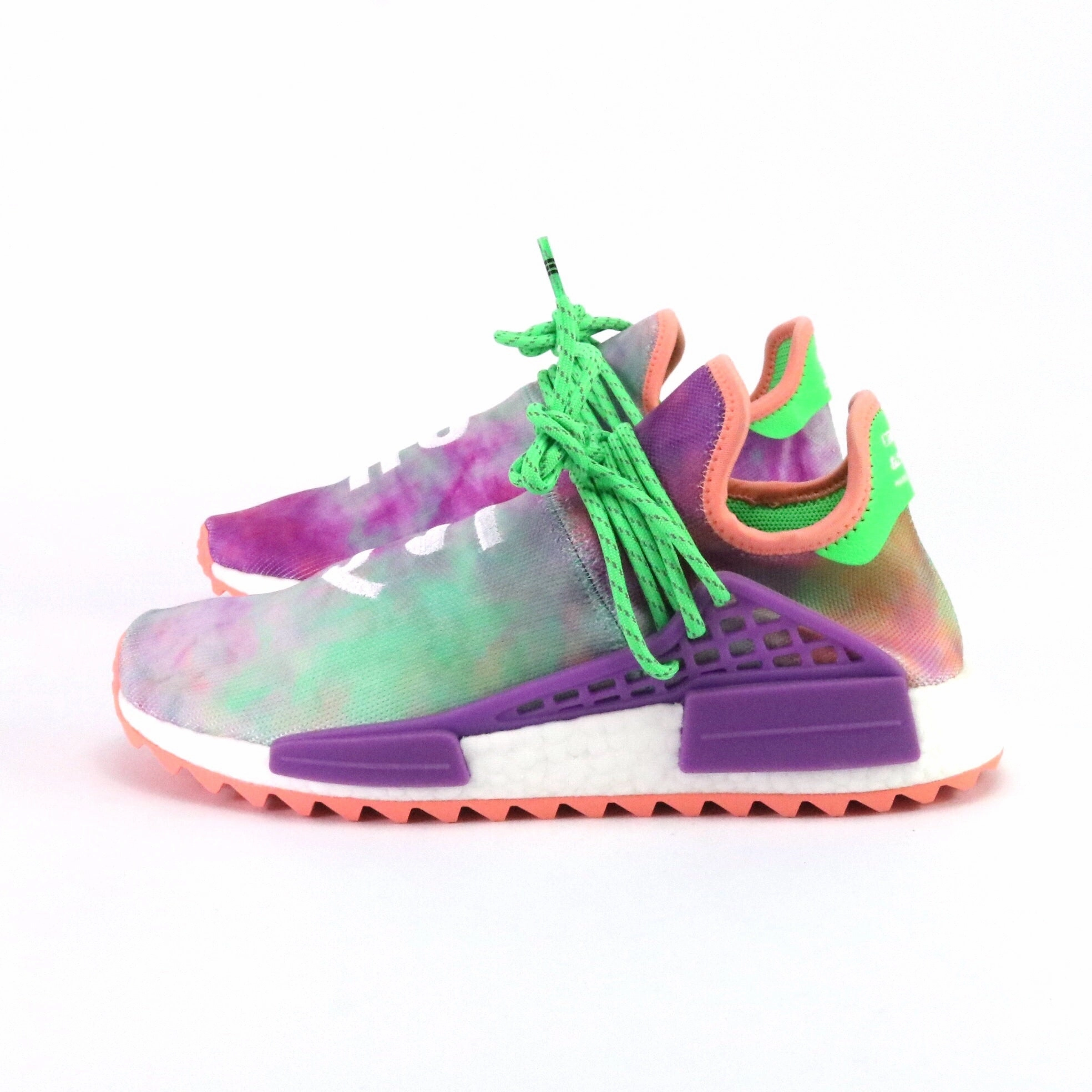 Adidas Human Race NMD Pharrell Holi Festival (Chalk Coral) Breathable Shoes