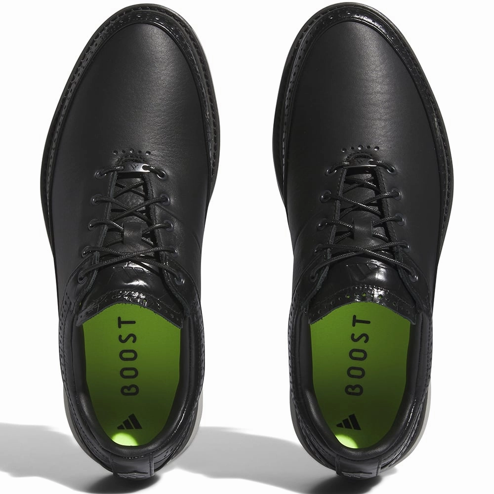 adidas MC80 Spikeless Shoes - Core Black/Dark Silver Metallic/Grey Two Performance Golf Footwear