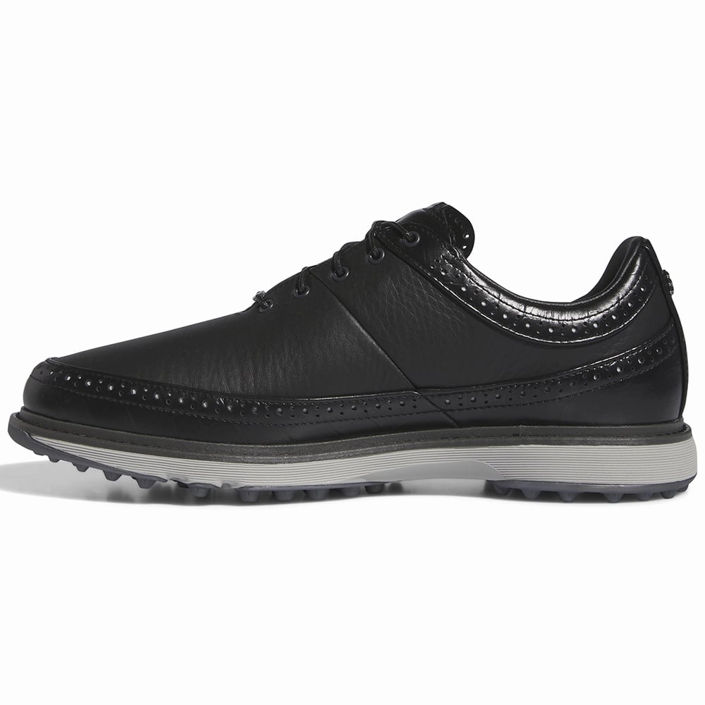 adidas MC80 Spikeless Shoes - Core Black/Dark Silver Metallic/Grey Two Performance Golf Footwear