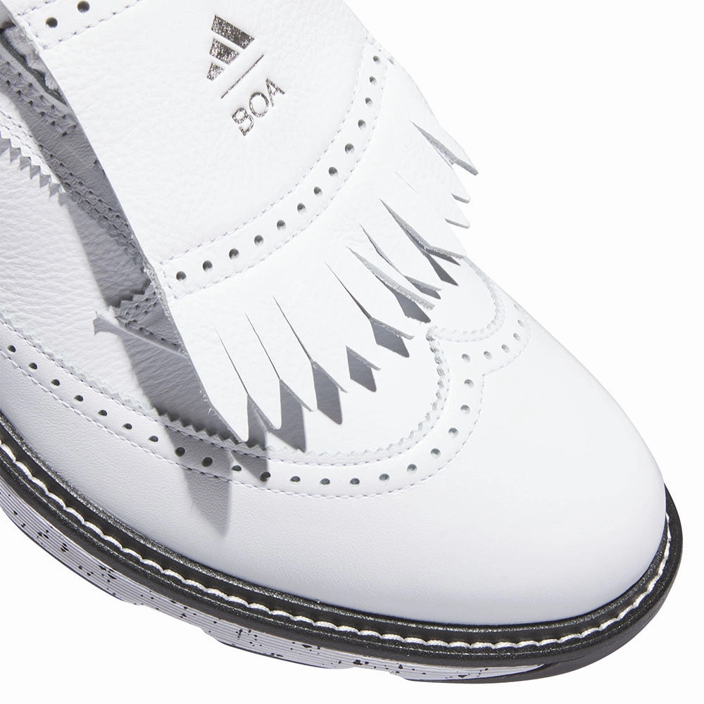 adidas MC87 BOA Spikeless Waterproof Shoes - Ftwr White/Iron Met/Core Black Performance Golf Footwear