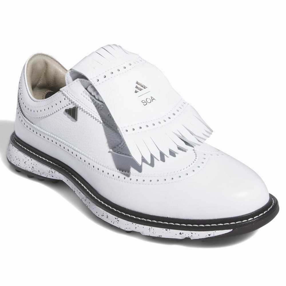 adidas MC87 BOA Spikeless Waterproof Shoes - Ftwr White/Iron Met/Core Black Performance Golf Footwear