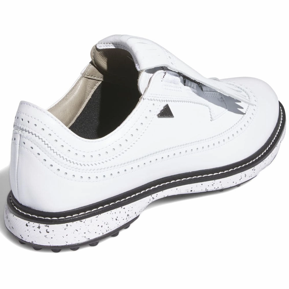 adidas MC87 BOA Spikeless Waterproof Shoes - Ftwr White/Iron Met/Core Black Performance Golf Footwear