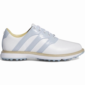 adidas MC Z-TRAXION Spikeless Waterproof Shoes - Ftw White/None/Savannah Adidas golf footwear options