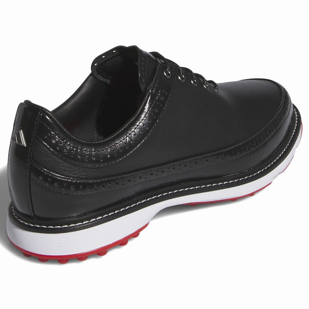 adidas Modern Classic 80 Spikeless Shoes - Core Black/Iron Met/Better Scarlet Performance Golf Footwear