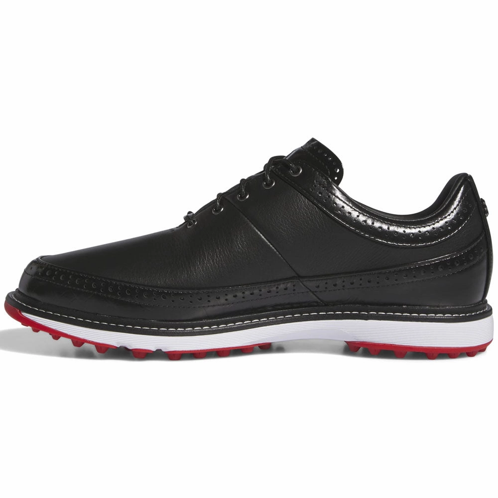 adidas Modern Classic 80 Spikeless Shoes - Core Black/Iron Met/Better Scarlet Performance Golf Footwear