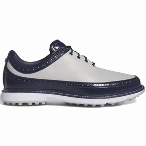 adidas Modern Classic 80 Spikeless Shoes - Grey Two/Iron Met/Collegiate Navy Adidas golf footwear options