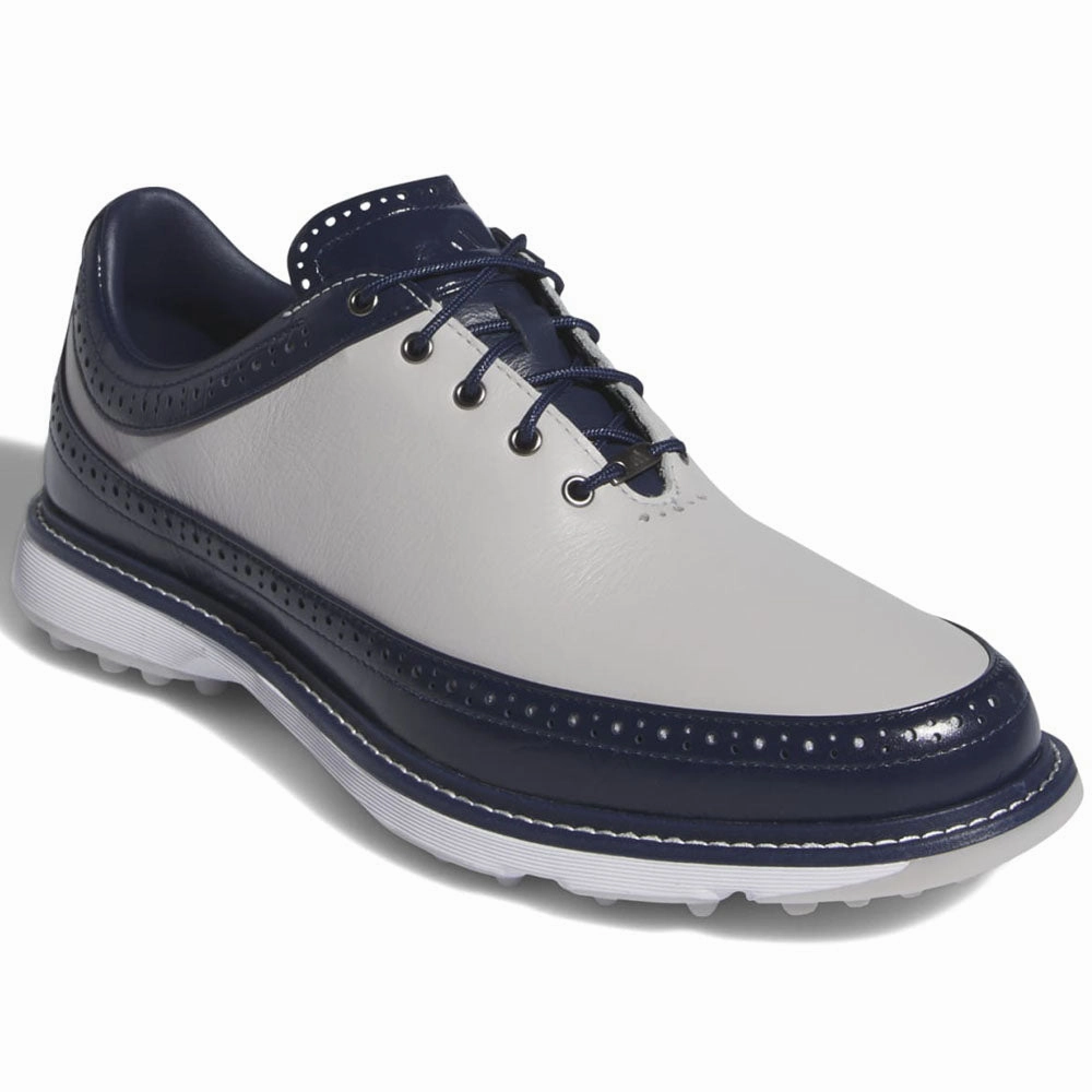 adidas Modern Classic 80 Spikeless Shoes - Grey Two/Iron Met/Collegiate Navy Performance Golf Footwear