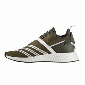 Adidas NMD R2 White Mountaineering Trace Olive Adidas lifestyle shoes with breathable mesh