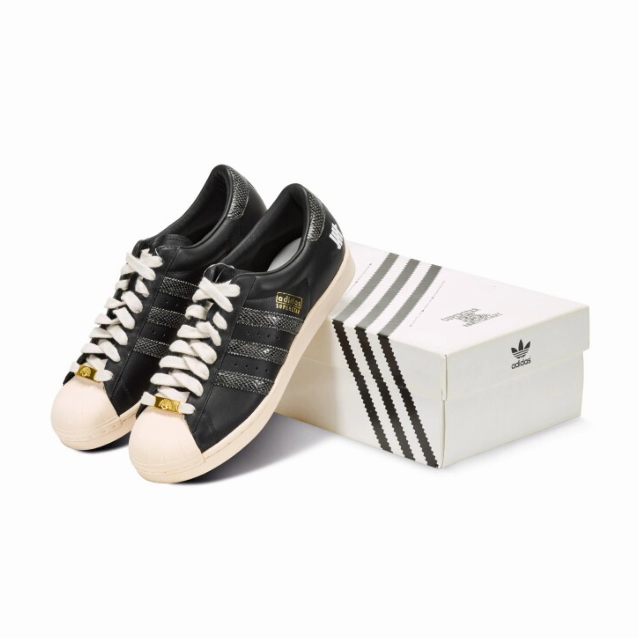 Adidas Original 35th Anniversary Consortium Superstar X Undefeated Black Black White Snowproof Outdoor Boots