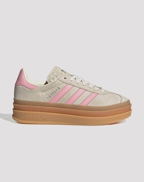 Adidas Originals Gazelle Bold Grade School Girls' "Wonder Alumina/Semi Pink Spark/Cream White" Adidas running sneakers for active use
